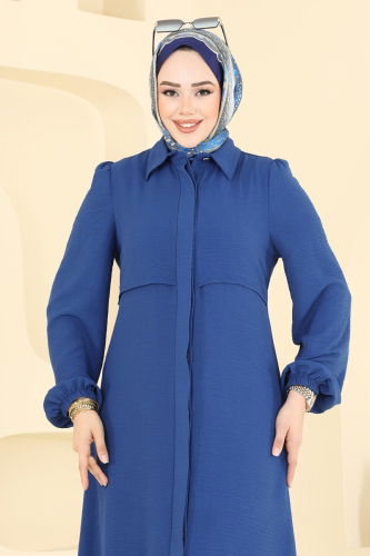 moda selvim طقم ازرق 2666SL432 - Thumbnail