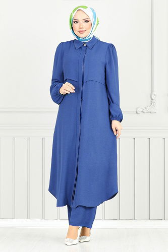 moda selvim Combined 2666SL890-M Indigo - Thumbnail