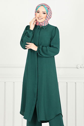 moda selvim طقم بترولي 2666SL890-M - Thumbnail