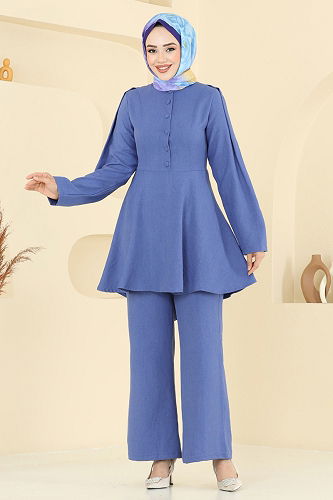 moda selvim Combined 2668SL432 Light Indigo - Thumbnail