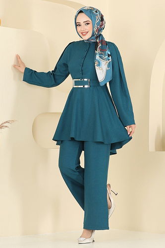 moda selvim طقم بترولي 2668SL432 - Thumbnail