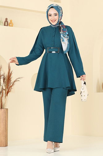 moda selvim طقم بترولي 2668SL432 - Thumbnail