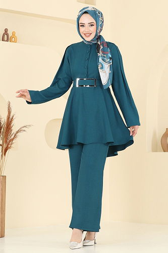 moda selvim طقم بترولي 2668SL432 - Thumbnail