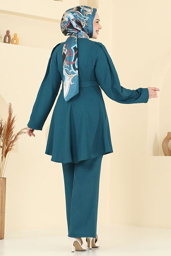 moda selvim طقم بترولي 2668SL432 - Thumbnail