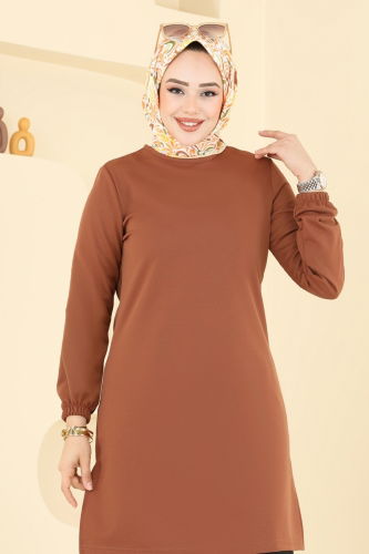 moda selvim طقم بني وأسود 2670SL432 - Thumbnail
