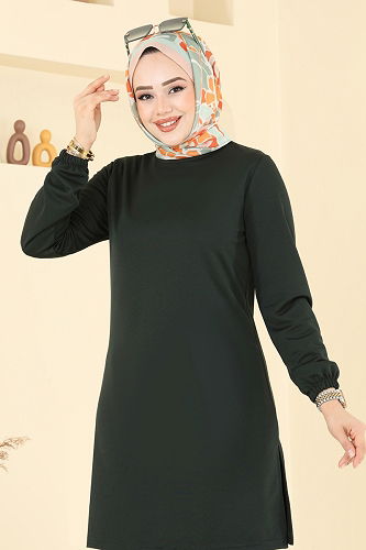 moda selvim طقم زيتي واسود 2670SL432 - Thumbnail