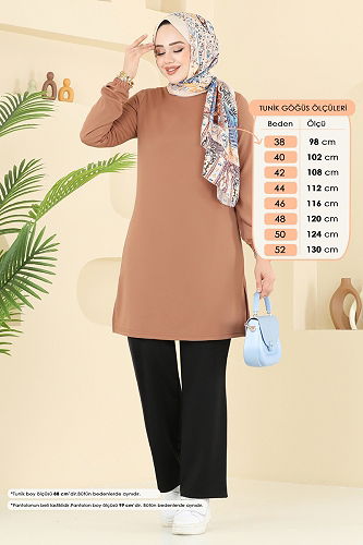 moda selvim Combined 2670SL432 Latte & Black - Thumbnail