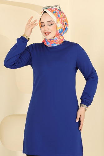 moda selvim طقم نيلي وأسود 2670SL432 - Thumbnail
