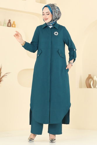 moda selvim طقم بترولي 2671SL432 - Thumbnail