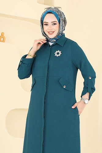 moda selvim طقم بترولي 2671SL432 - Thumbnail