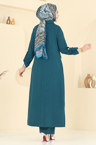 moda selvim طقم بترولي 2671SL432 - Thumbnail