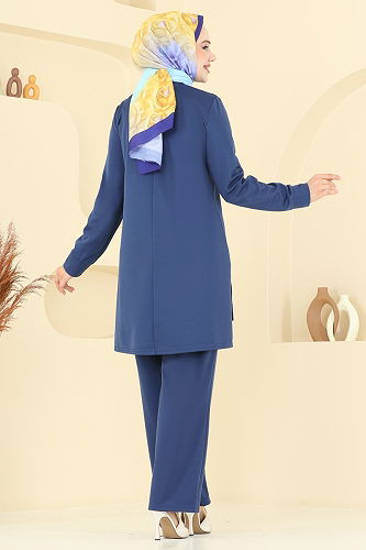 moda selvim طقم ازرق 2672SL432 - Thumbnail