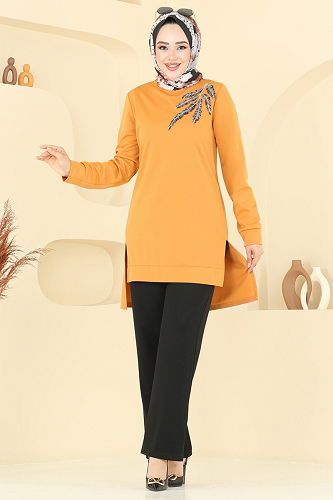 moda selvim Combined 2672SL432 Mustard & Black - Thumbnail