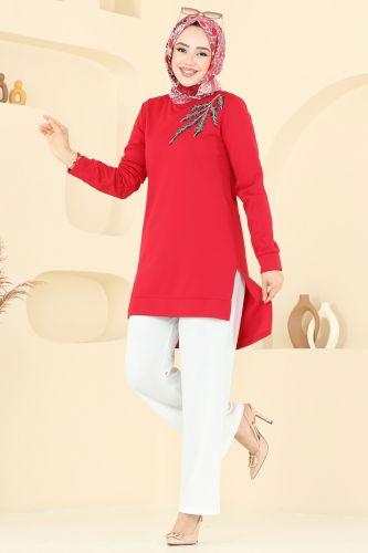 S.L. - Combined 2672SL432 Red&Ecru