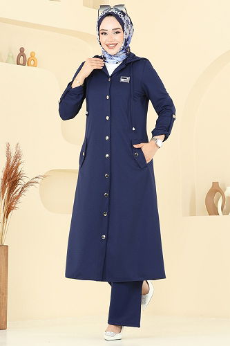 moda selvim طقم كحلي 2673SL432 - Thumbnail