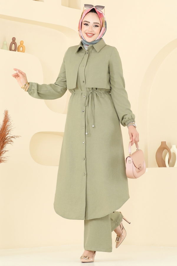 Modaselvim NET 20%+20% DISCOUNT IN THE CARD Combined 2674SL432 Almond Green