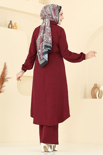 moda selvim Combined 2674SL432 Burgundy - Thumbnail