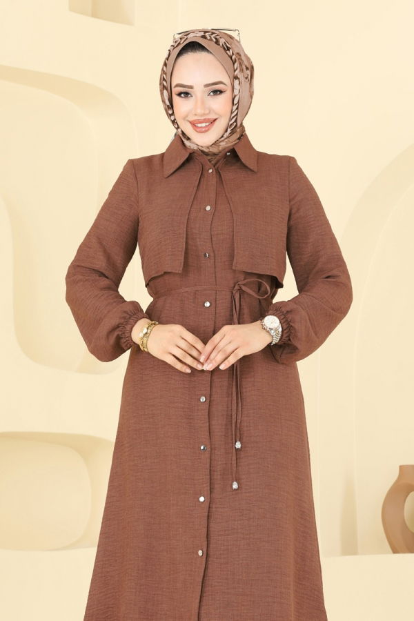 Modaselvim الاطقم طقم عسلي 2674SL432