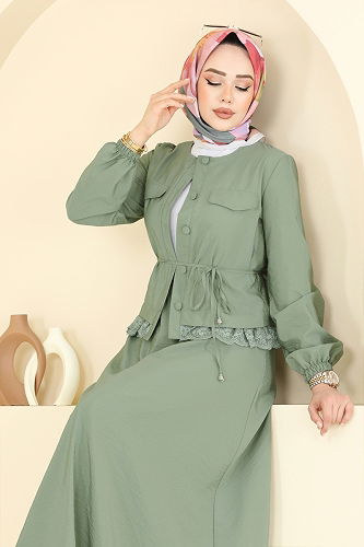 moda selvim Combined 2675SL432 Almond Green - Thumbnail