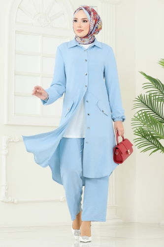 moda selvim Combined 2676SL432 Baby Blue - Thumbnail