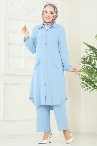 moda selvim Combined 2676SL432 Baby Blue - Thumbnail