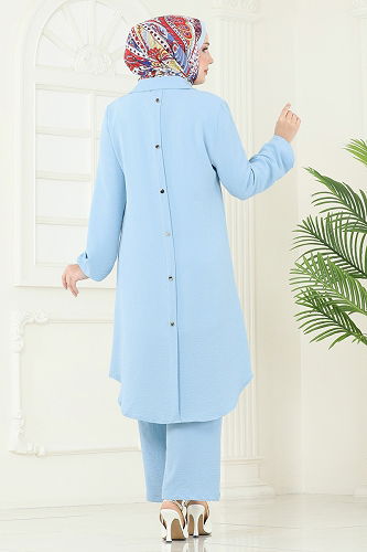 moda selvim Combined 2676SL432 Baby Blue - Thumbnail