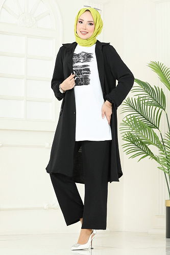 moda selvim Combined 2676SL432 Black - Thumbnail