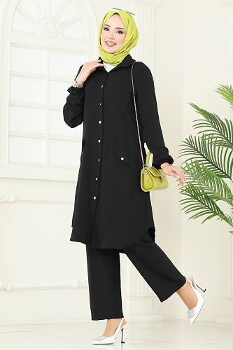 moda selvim Combined 2676SL432 Black - Thumbnail