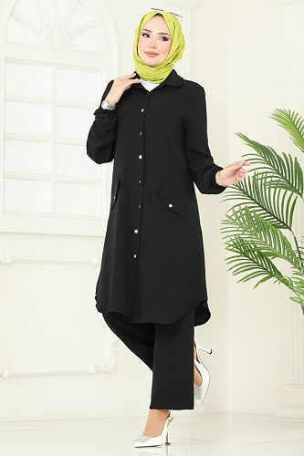 moda selvim Combined 2676SL432 Black - Thumbnail