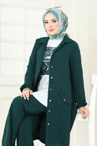 moda selvim طقم بترولي 2676SL432 - Thumbnail