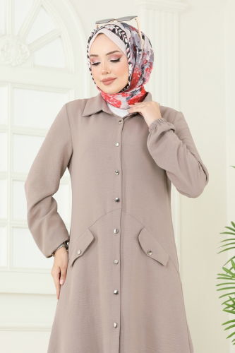 moda selvim طقم بيج 2676SL432 - Thumbnail