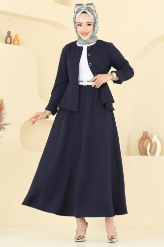 S.L. - Combined 2677SL432 Navy Blue