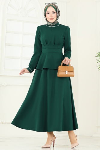 moda selvim طقم زيتي 2683SL432 - Thumbnail