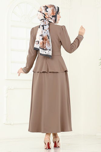 moda selvim طقم بيج 2683SL432 - Thumbnail