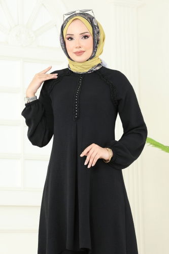 moda selvim طقم أسود 2684SL432 - Thumbnail