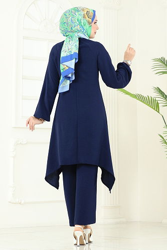 moda selvim طقم كحلي 2684SL432 - Thumbnail