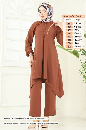 moda selvim Combined 2684SL432 Tan - Thumbnail