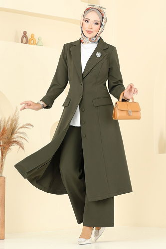 moda selvim Combined 2685SL432 Khaki - Thumbnail