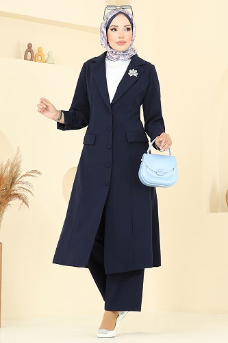 moda selvim Combined 2685SL432 Navy Blue - Thumbnail