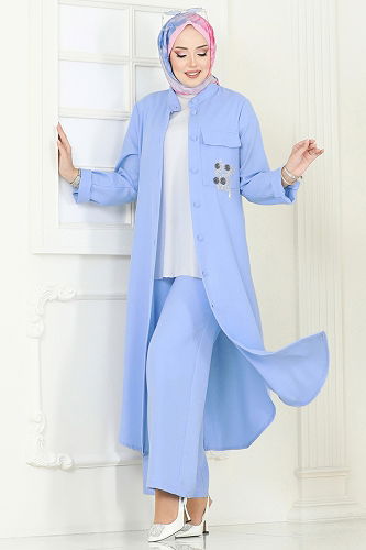 moda selvim Combined 2686SL432 Baby Blue - Thumbnail