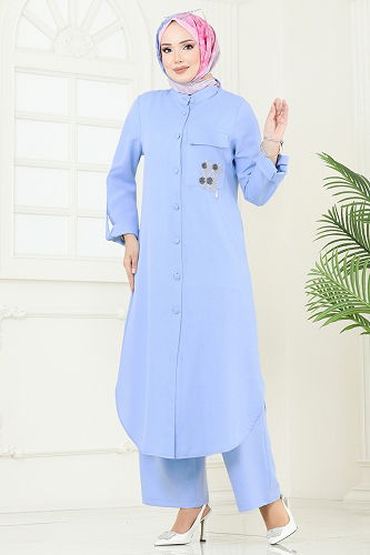 moda selvim Combined 2686SL432 Baby Blue - Thumbnail