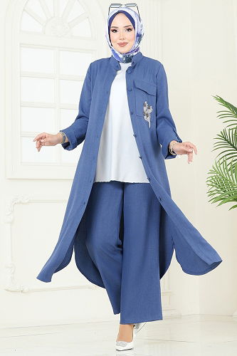 moda selvim Combined 2686SL432 Indigo - Thumbnail