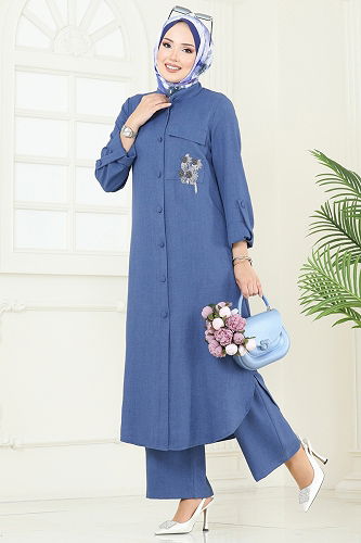 moda selvim Combined 2686SL432 Indigo - Thumbnail