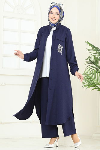 moda selvim Combined 2686SL432 Navy Blue - Thumbnail