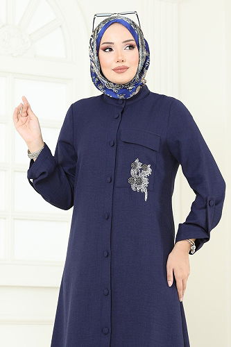 moda selvim Combined 2686SL432 Navy Blue - Thumbnail