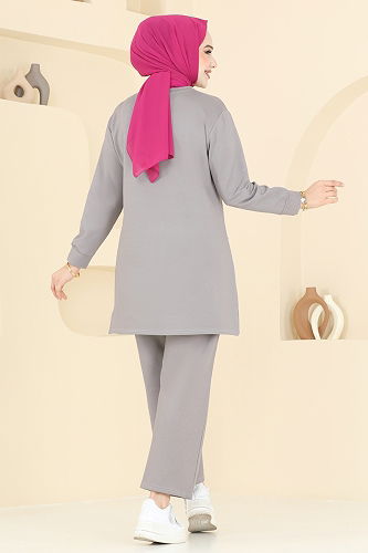 moda selvim Combined 2688AYD574 Gray - Thumbnail