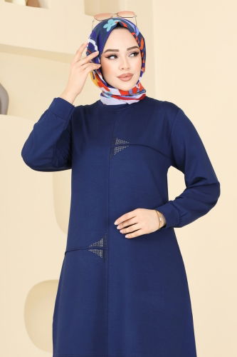 moda selvim Combined 2688AYD574 Navy Blue - Thumbnail