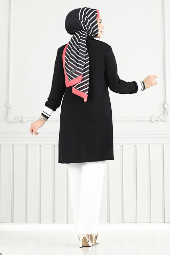 moda selvim طقم اسود سكري 2688SL432 - Thumbnail