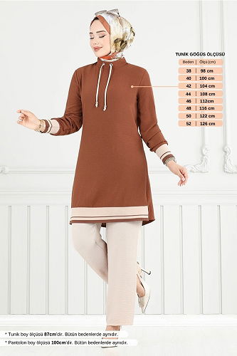 moda selvim Combined 2688SL890-M Tan&Stone - Thumbnail