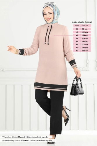 MRV S.L. - طقم بيج وأسود 2688SL890-M